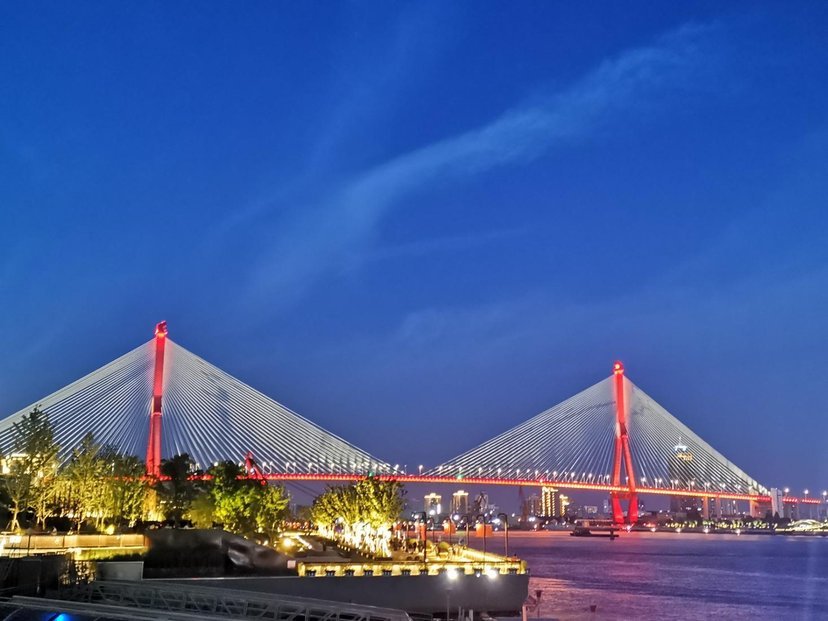 世界第一斜拉桥-杨浦大桥