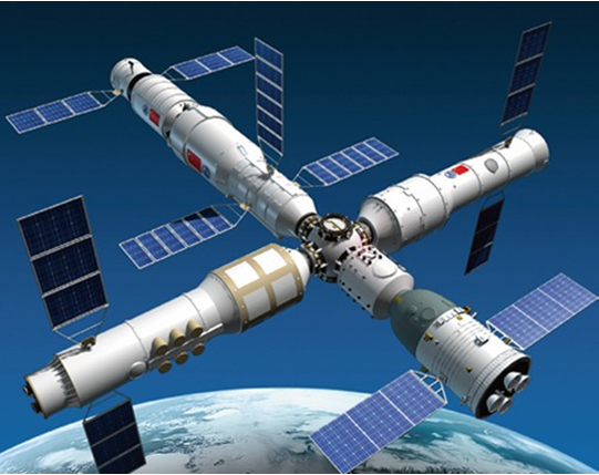 此前中国发射的天宫一号和天宫二号均重8吨多,可以属于微型空间站,而