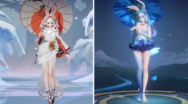 王者荣耀公孙离祈雪灵祝值1788么和花间舞对比看看就知道