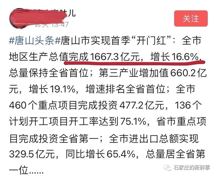 2021石家庄gdp