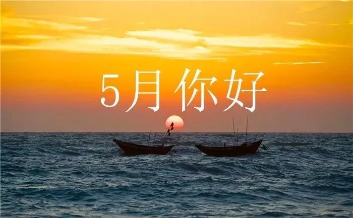 四月再见,新的五月,加油!