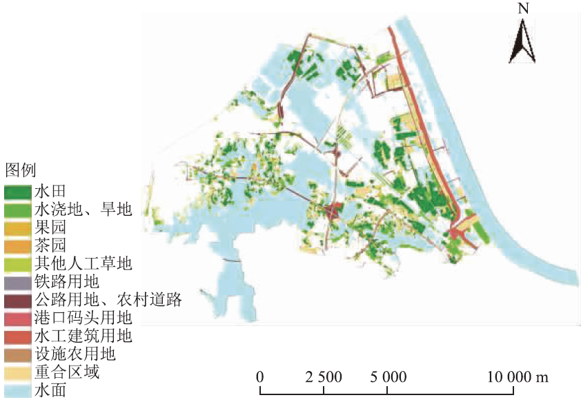 地理国情地表覆盖数据与国土调查数据的重合区域及差异图斑