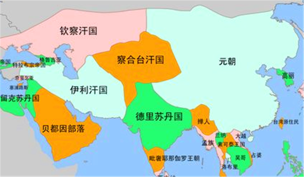 四大汗国与元朝本是同宗同源,在元朝危难之际为何都是袖手旁观?