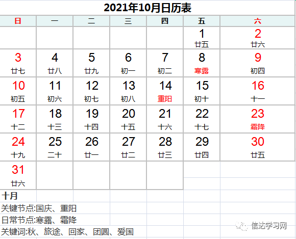 你知道吗?很多老总都知道的营销日历