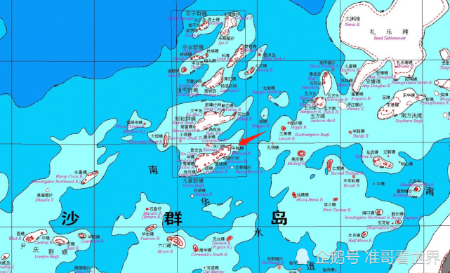 牛轭礁位于我国南沙群岛第五列群礁九章群礁的东北角,是九章群礁中礁