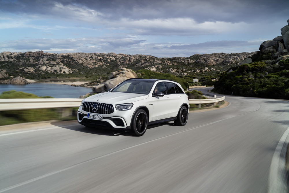 性能轿跑suv,梅赛德斯-amg glc63于美国上市