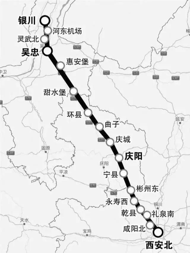 银西高铁三省区博弈: 陕西方案:银川-延安-西安,借助银西高铁把包海
