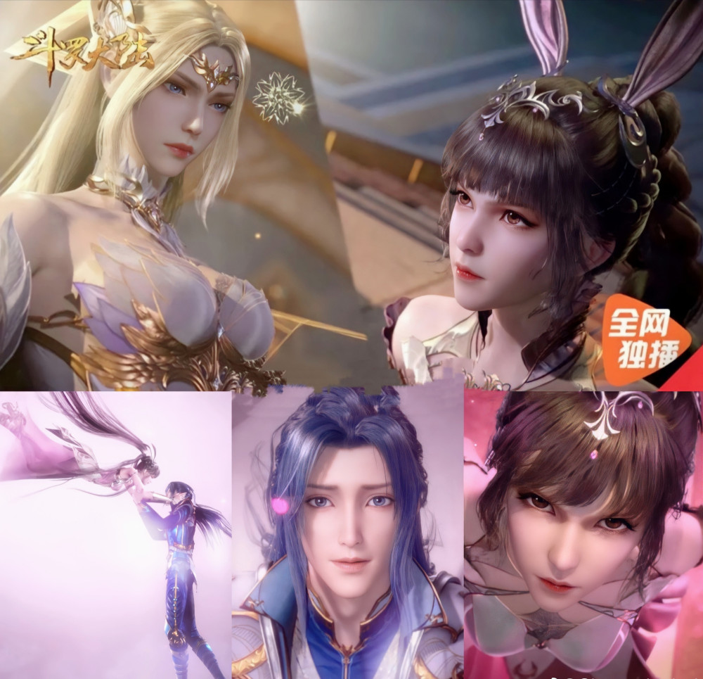 斗罗大陆:千仞雪正脸曝光,气质不输小舞,与天使圣王是