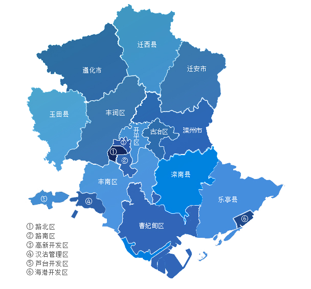 7个市辖区,3个县级市,4个县,3个开发区,1个管理区 我的证件照 唐山的