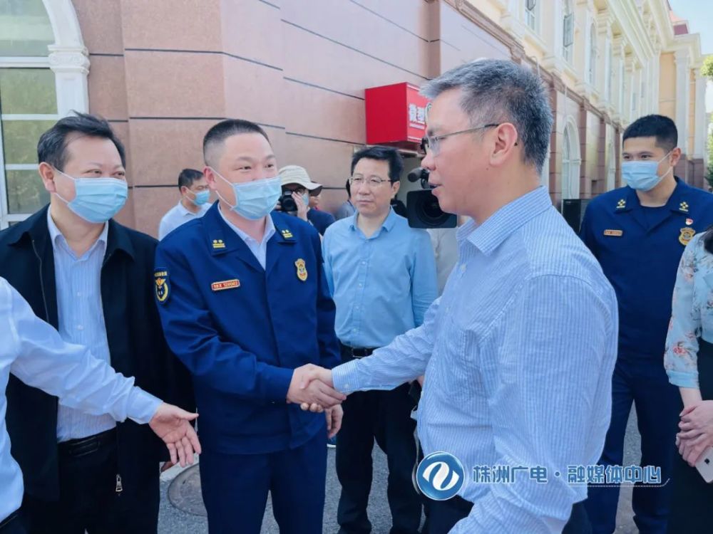 在株洲方特旅游区,曹慧泉调研旅游市场,检查安全生产和疫情防控工作