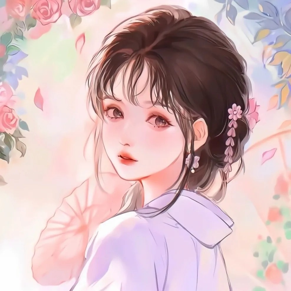 古风女头仙气飘飘意境唯美