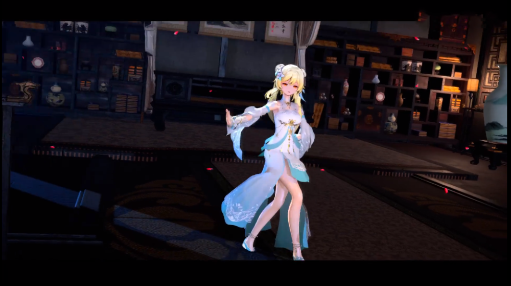 原神女主跳古风舞二次元大脑袋配汉服遭吐槽爷妹妹太憨了