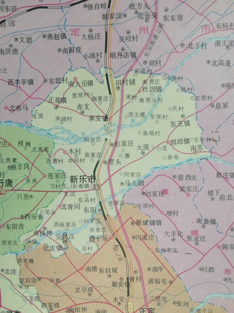石家庄地区井陉县由天长镇搬迁到微水镇,新乐县由承安铺搬迁到长寿.