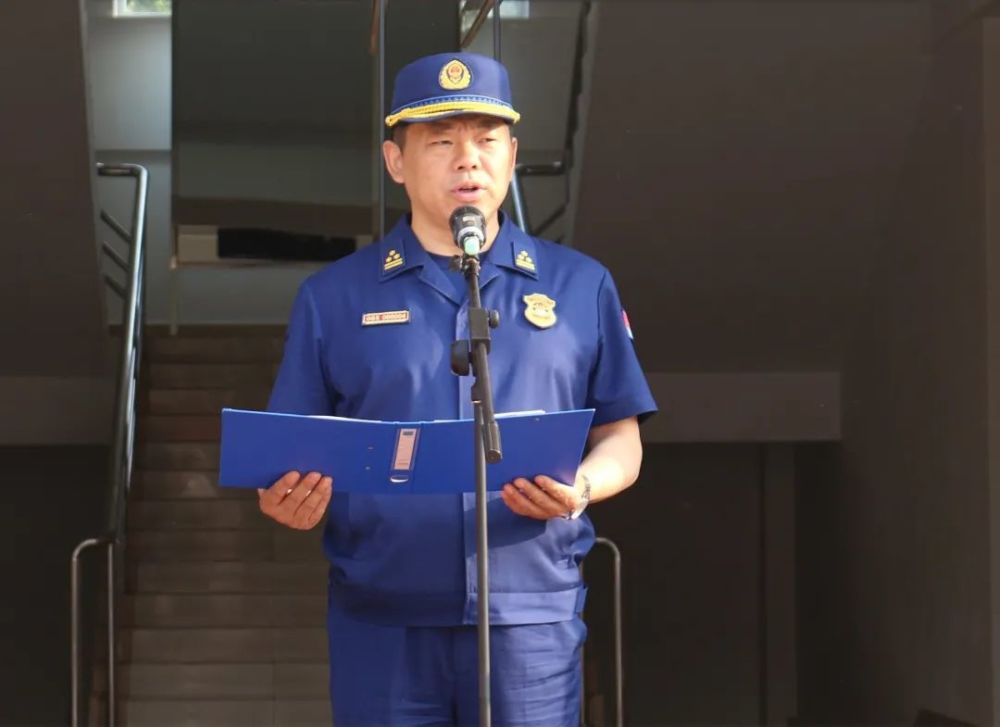 新蓝风采|退伍士兵新消防员奔赴基层岗位实习了