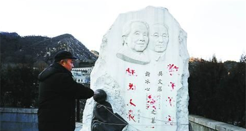 冰心去世后,孙子为何用红漆在她墓碑上写"教子无方,枉为人表"