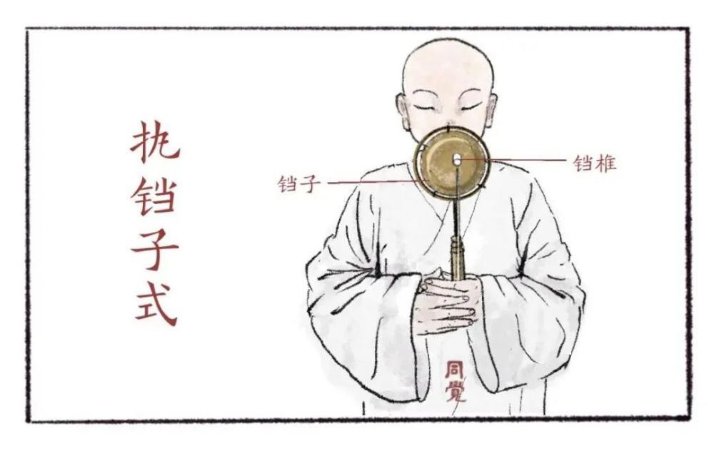 铛子是佛教唱诵赞偈时的重要呗器,用铜片制成,形如一只圆盘,直径大约
