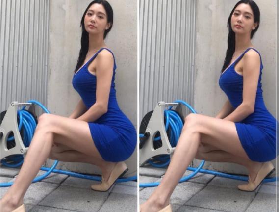 克拉拉的身材有多好,当穿上无痕裤后,网友:确定没开长腿特效