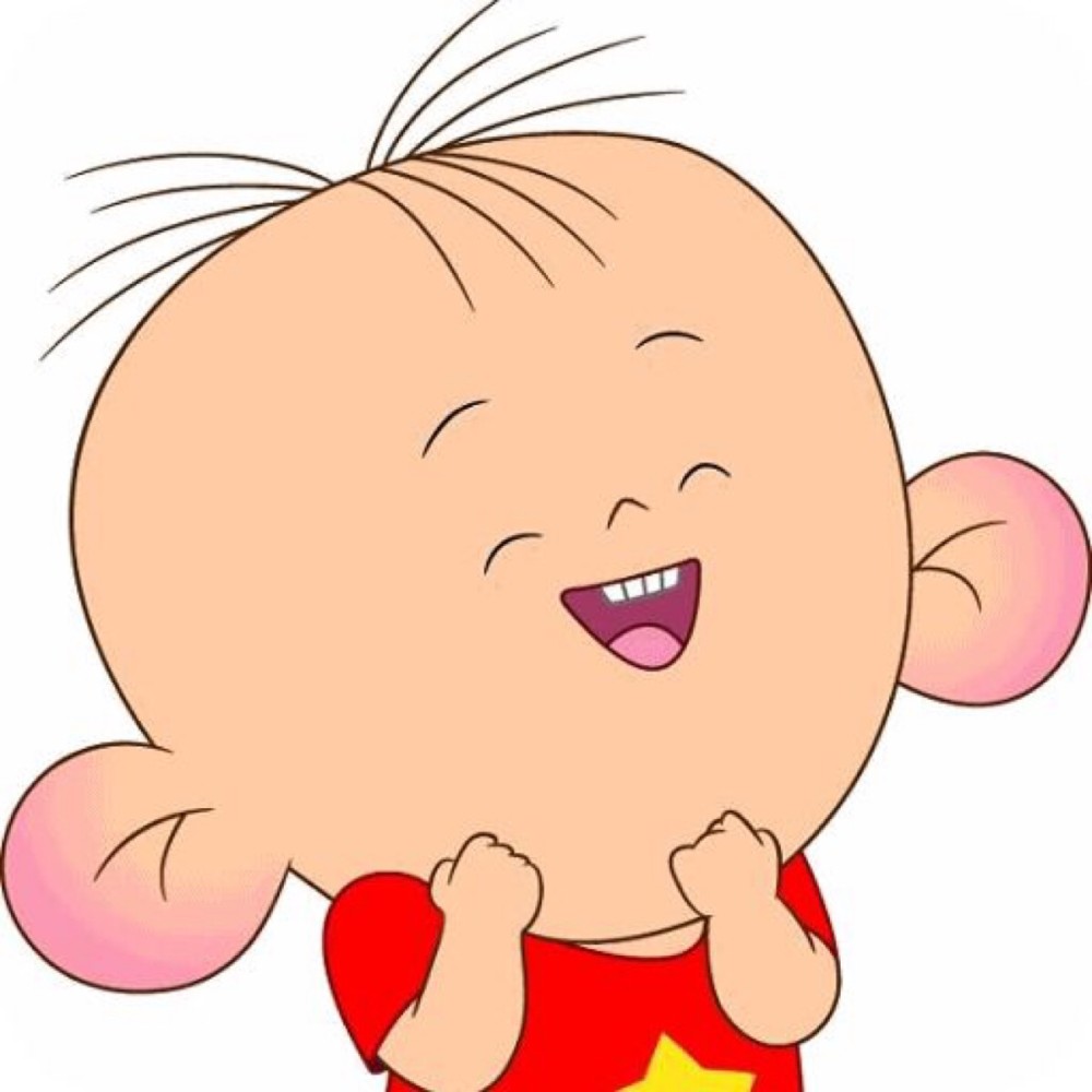 《大耳朵图图》——《快乐小孩》 圆圆的脑袋 大大耳朵 笨手又笨脚