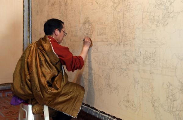 多杰和扎西:父子唐卡画师