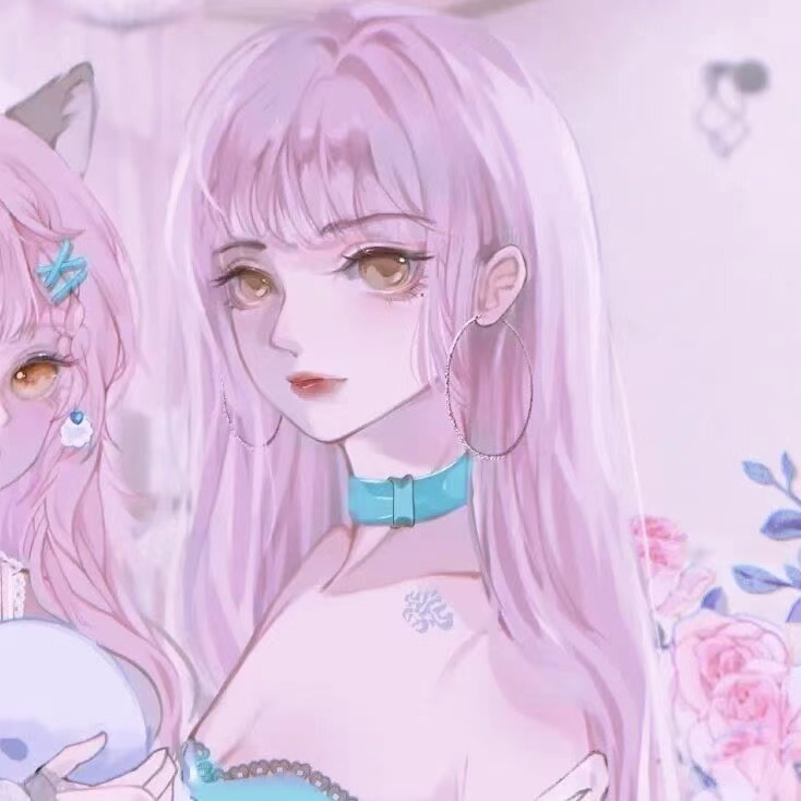 画风绝美动漫女生头像