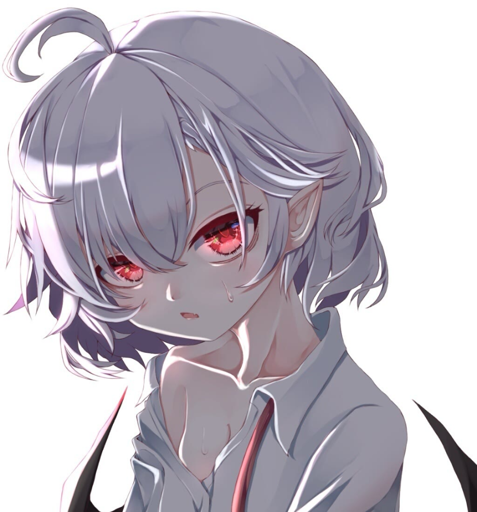 酷炸红眼小姐姐女生头像