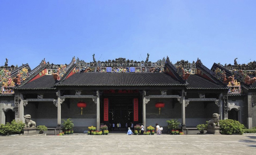 广州百年书院,陈家祠.