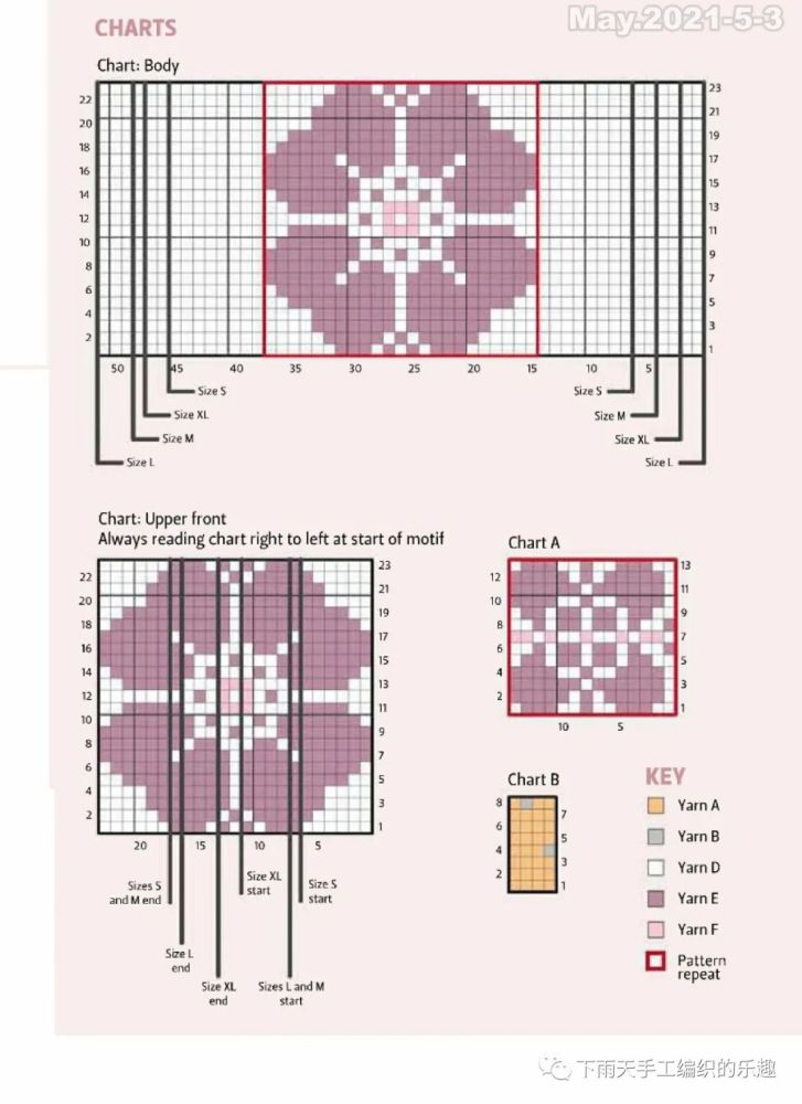 【像素图】美丽的小花花提花毛衣 12星座的小孩十字绣