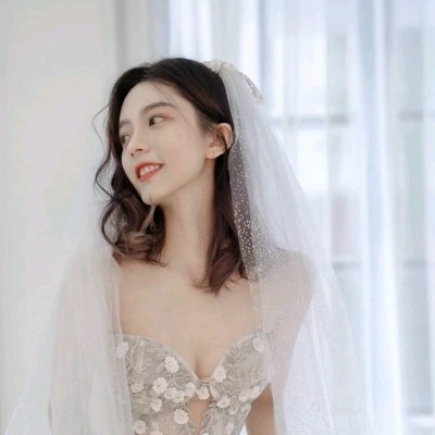 女头婚纱_温柔到极致的女头婚纱