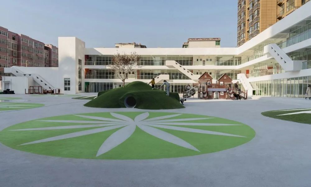 幼儿园建筑设计:河南三门峡灵宝儿童成长中心/旧改