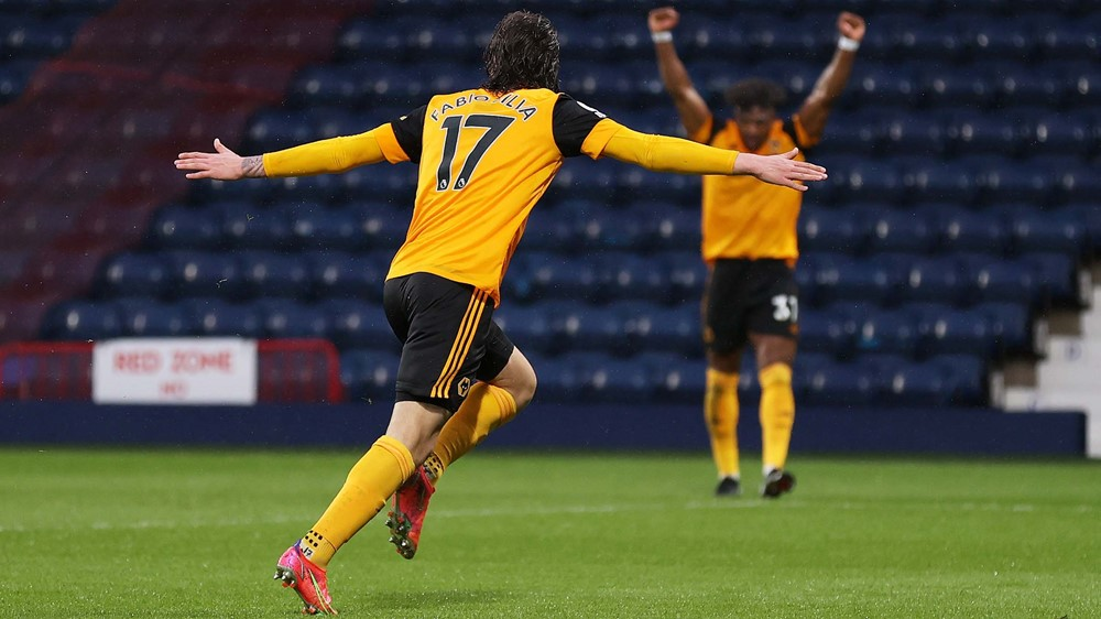 【战报】法比奥·席尔瓦赛季第4球!黑乡德比狼队客平西布朗