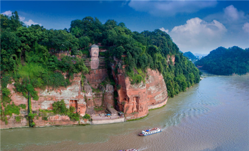 四川乐山大佛,胸口处出现一密室,千年传言或被证实