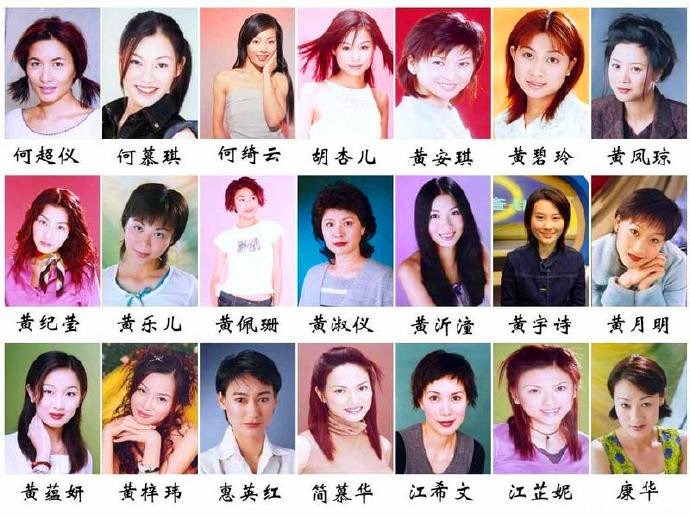 tvb那些女主角和女配角们,你们都能叫出她们的名字吗