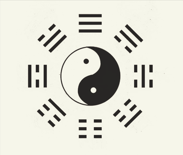 先天八卦图又称伏羲八卦图,相关文字记载首见于《说卦传》一节,曰:"