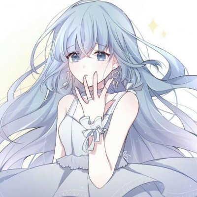 动漫清冷女孩头像沉溺在你眼睛里的海洋
