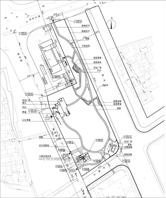 4】顾村新建体育馆明年完工》顾村老集镇社区公园,公共绿地设计公示