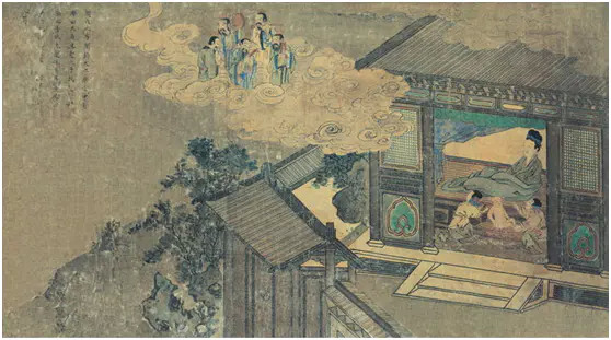 清焦秉贞《孔子圣迹图·钧天降圣》
