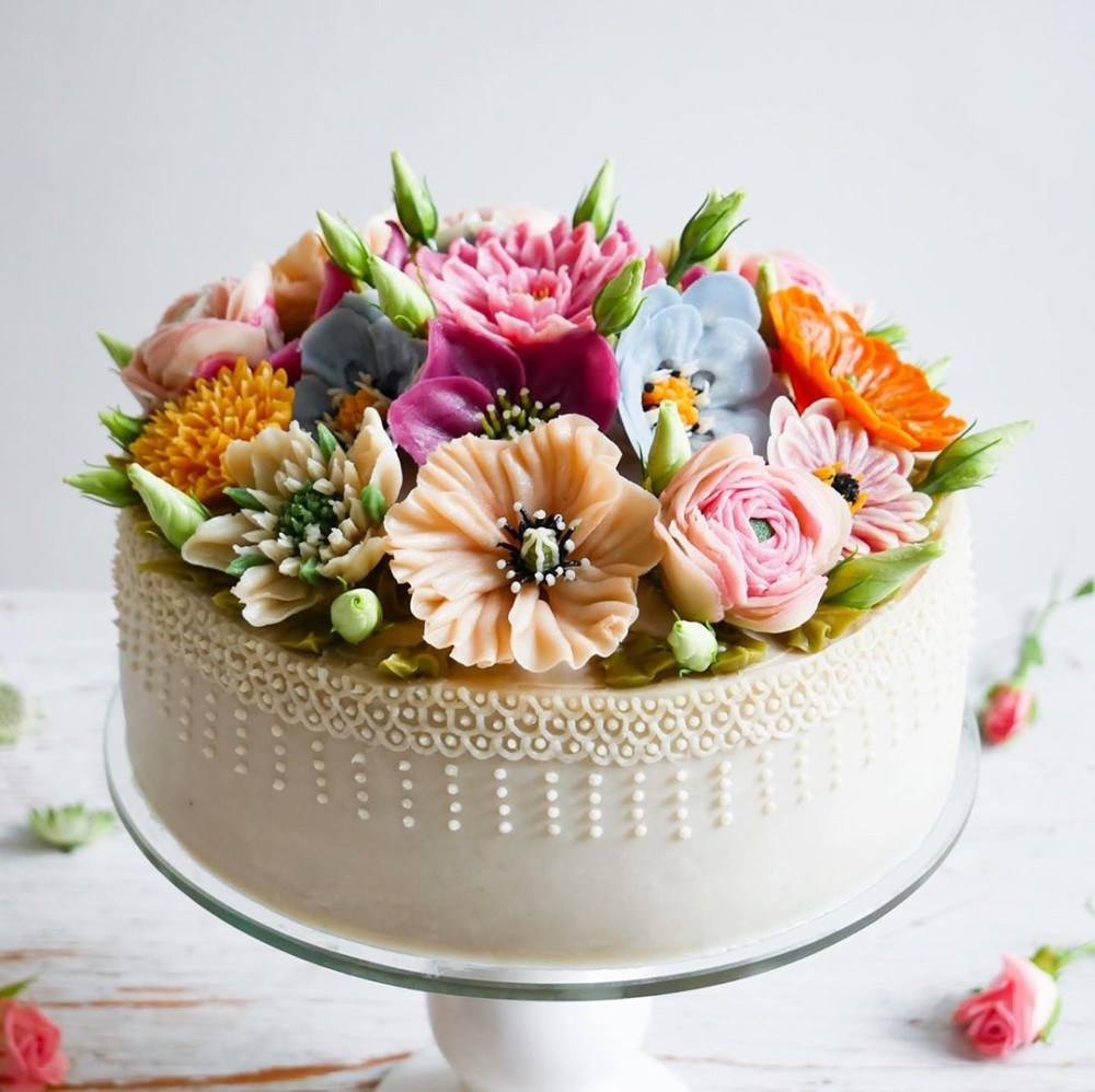 韩式裱花蛋糕图片欣赏