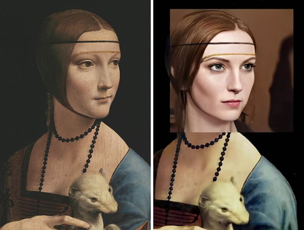 数字化重现500年前的画中丽人——世界名画中美丽女性