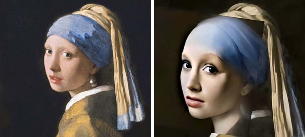 数字化重现500年前的画中丽人——世界名画中美丽女性