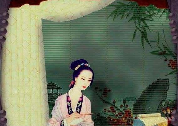 温庭筠特别唯美的词,把女子相思表达淋漓尽致,结尾更有点睛之笔