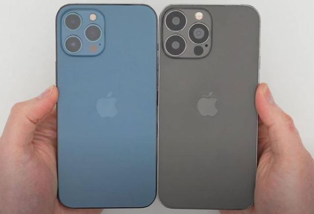 iphone13pro max颜色,苹果13promax真实图片 iphone 12 promax对比iphone 13pro max,差别自己看