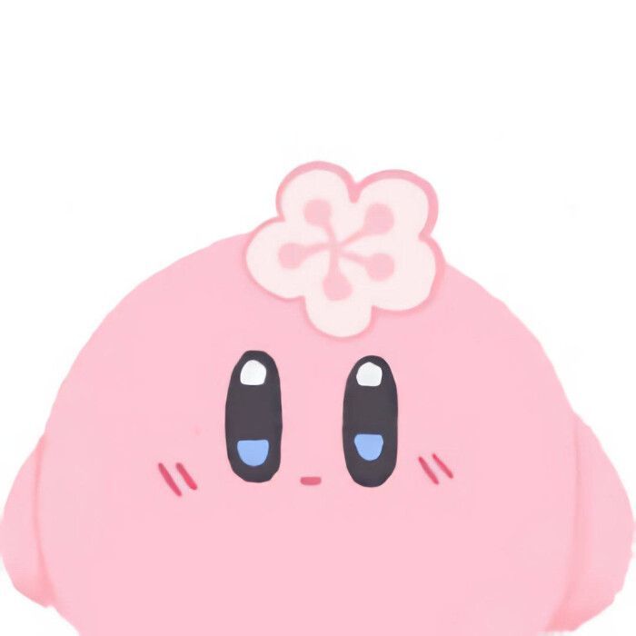 "适合女孩子用的超可爱星之卡比头像"