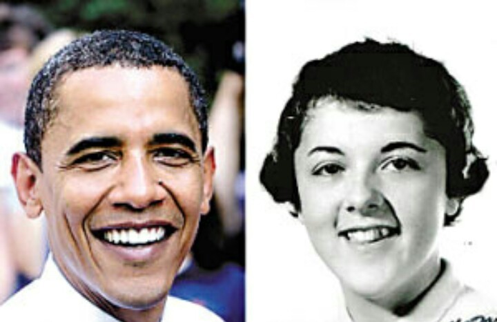 奥巴马皮肤的颜色随了父亲,长相随了母亲,英俊又帅气,笑起来和母亲