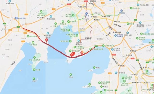 苏锡常南部高速公路常州至无锡段全长43.