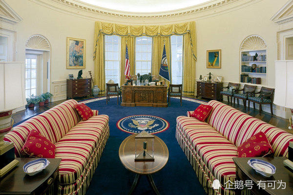 历任美国总统的办公室对比