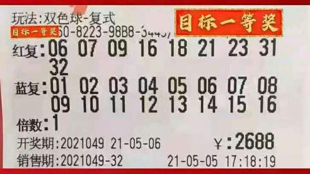 双色球21049期晒票,大复式票一马当先,今晚谁能一举夺魁?