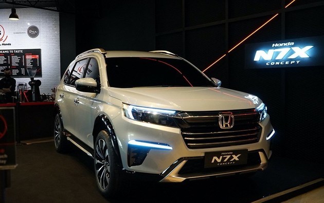 本田n7x concept实车亮相 定位7座suv/采用最新家族设计