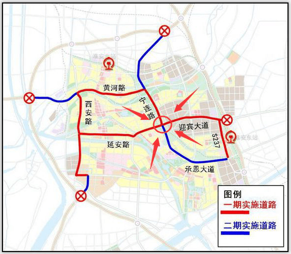 淮安的交通将迎来重大升级快速路二期淮安高铁北站来了