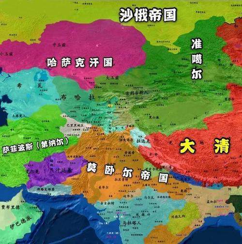 这个三个字,准噶尔其实最早就是明代时期的瓦剌,由蒙古草原四部落组成