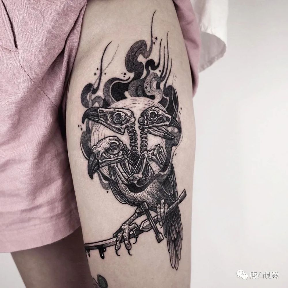 暗黑系纹身,每一幅都是100分